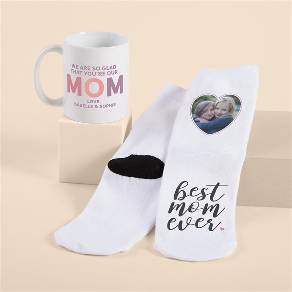 Best Mom Photo Mug and Socks Gift Bundle  - 54270