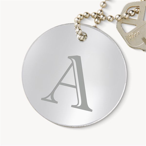 Initial Personalized Round Acrylic Keychain  - 54349