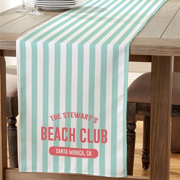 Sunkissed Stripes Personalized Table Runner - 54397