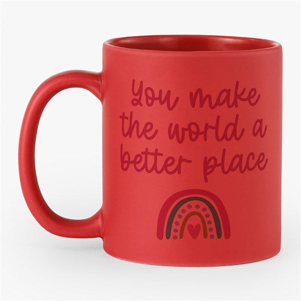 The World Is A Better Place Personalized 11oz Coffee Mug - 54558