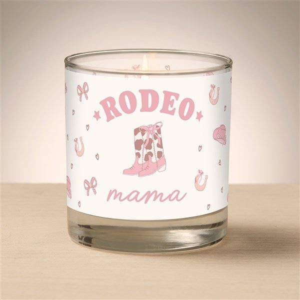 Personalized Rodeo Mama Glass Candle by Jessie James Decker - 54579