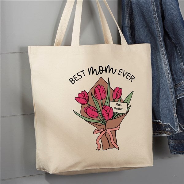 Personalized Bouquet for Mom Canvas Tote Bags by Jessie James Decker - 54584