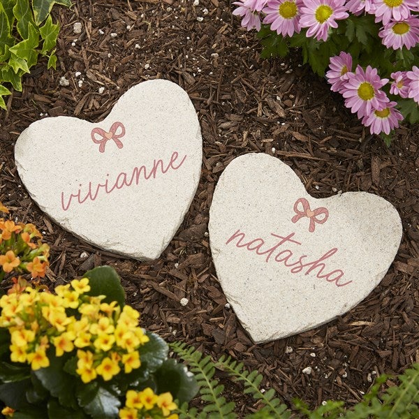 Personalized Heart Garden Stone for Mom by Jessie James Decker - 54594