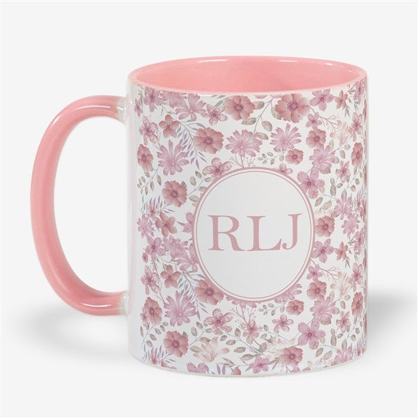 Blush & Bloom Personalized Coffee Mug - 54636