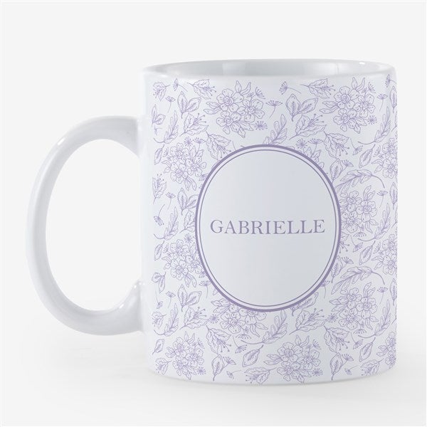 Blush & Bloom Personalized Coffee Mug - 54636
