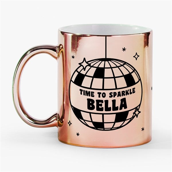 Disco Ball Personalized 11oz Metallic Mug - 54649