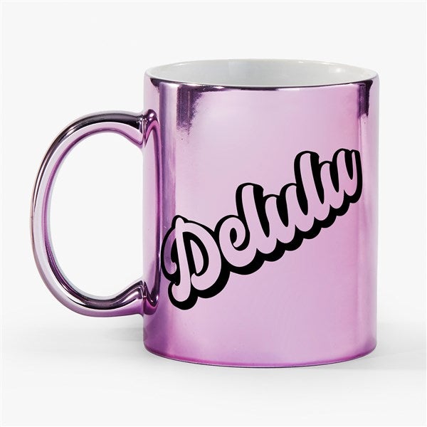 Retro Phrase Personalized 11oz Metallic Mug - 54676