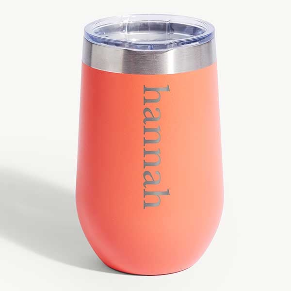 Your Name Personalized Stemless Tumbler with Lid - 54703