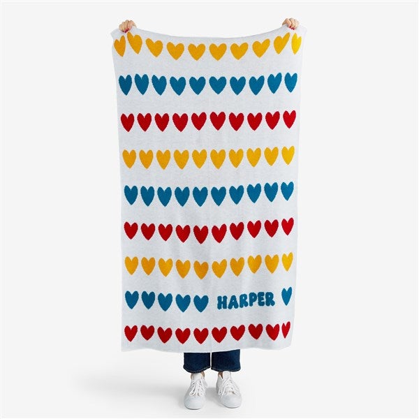 Love you Lots Knit Blanket - 54746D
