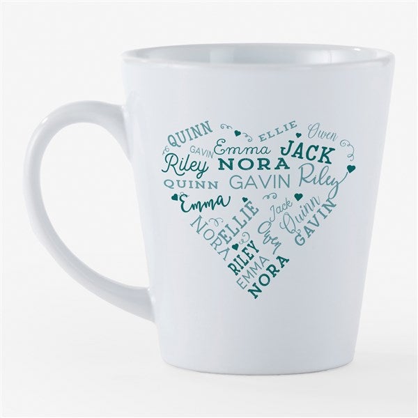 Close To Her Heart Personalized Latte Mug - 54845