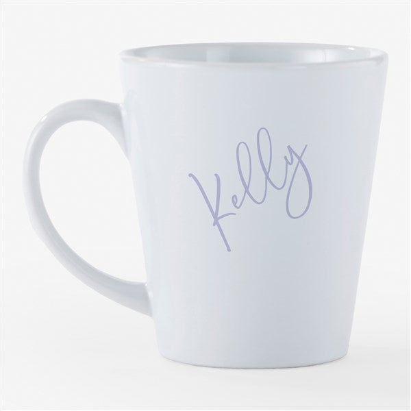 Trendy Script Name Personalized Latte Mug - 54849