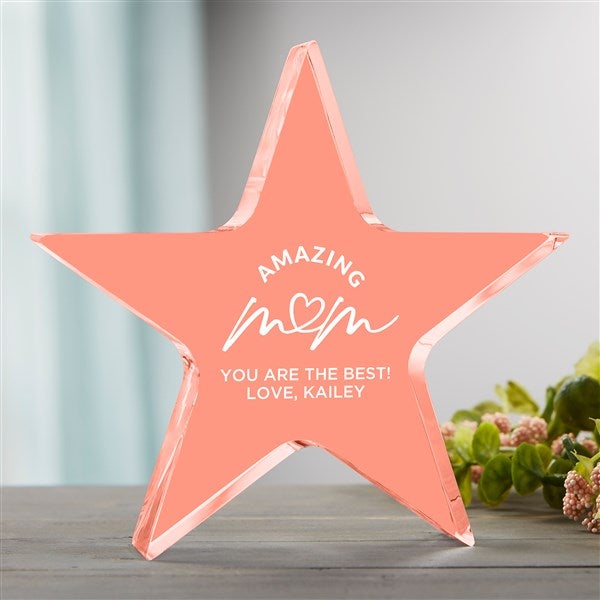 Amazing Mom Personalized Acrylic Star Keepsake  - 55004