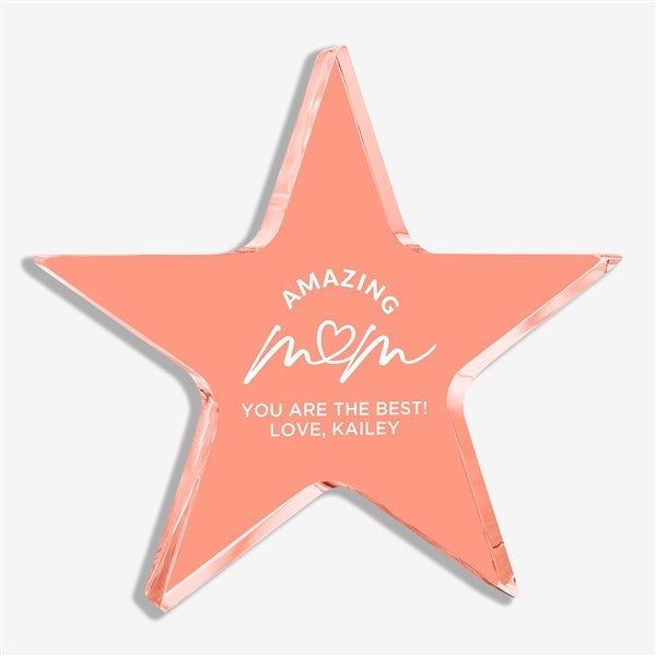 Amazing Mom Personalized Acrylic Star Keepsake  - 55004