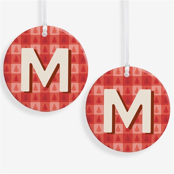 Holiday Monogram Personalized Ornament  - 55054