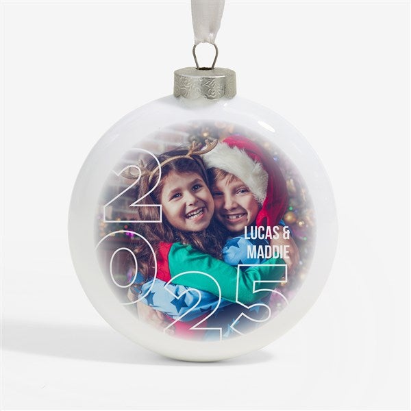 Merry Moments Personalized Photo Deluxe Ornament  - 55060