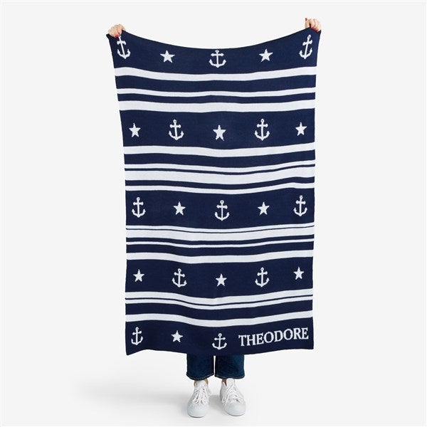 Little Skipper Knit Blanket - 55142D