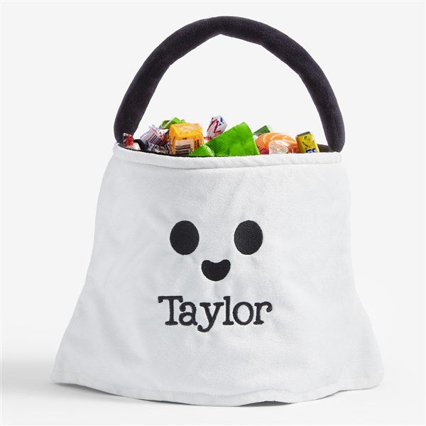 Ghostly Glow Embroidered Glow in the Dark Halloween Treat Bag - 55156