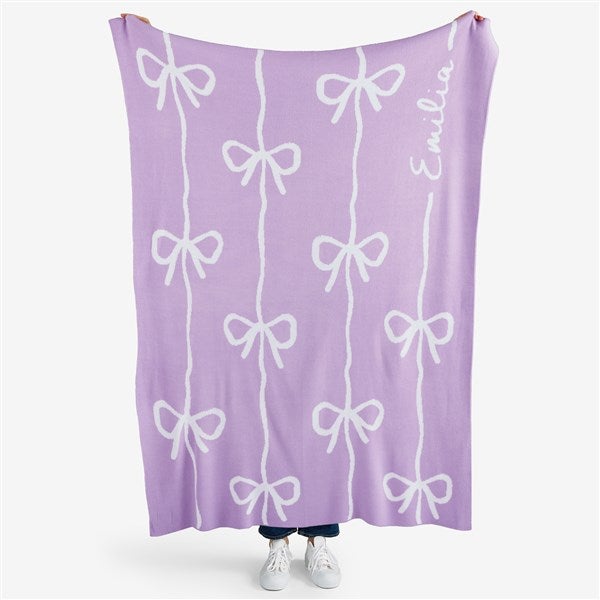 Streaming Ribbons Personalized 50x60 Knit Blanket - 55187D