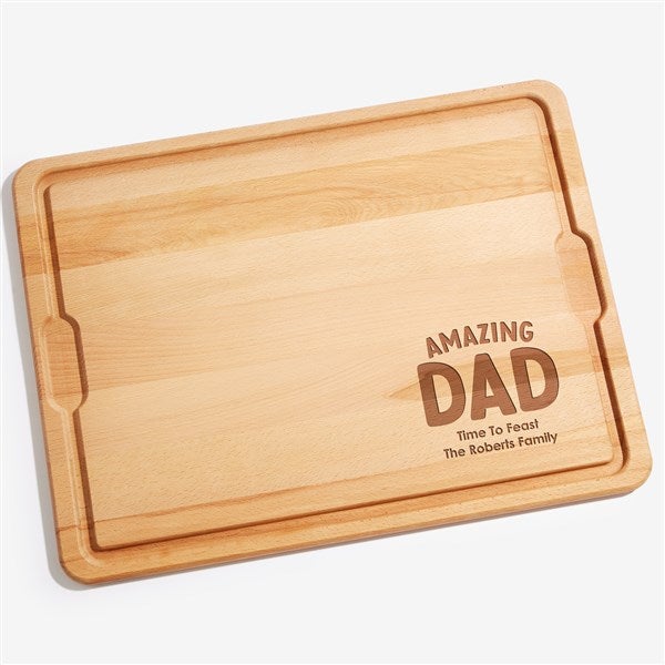 Amazing Dad Personalized Hardwood Cutting Board  - 55229