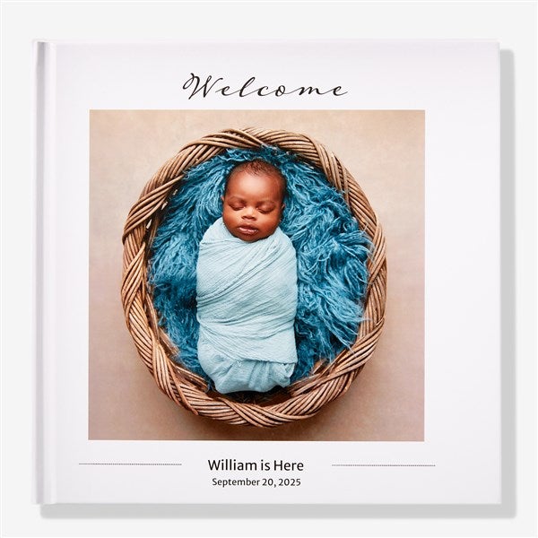 Welcome Little One Personalized Baby Photo Book  - 55253D