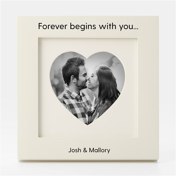 Sweetheart Personalized Mini Heart Matte Frame  - 55272