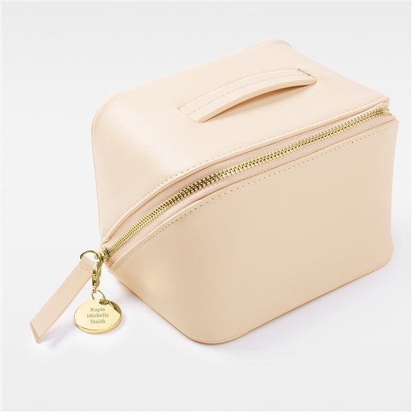 Engraved Small Leather Beauty Case - 55276