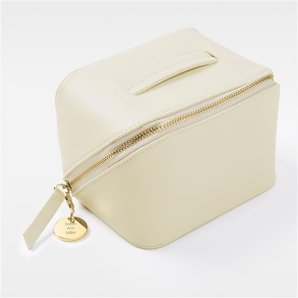 Engraved Small Leather Beauty Case - 55276