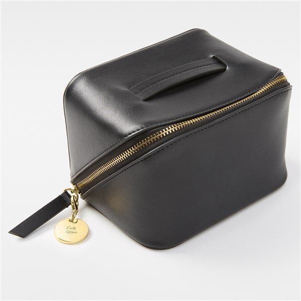 Engraved Small Leather Beauty Case - 55276