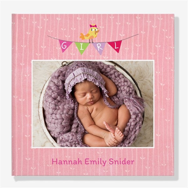 Baby Girl Personalized Photo Book - 55293D