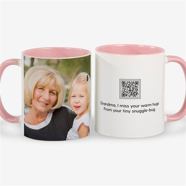 Photo Personalized Coffee Mug with Video QR Code - 55314