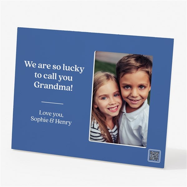 Personalized Off-Set Frame with Video QR Code - 55323