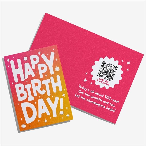 AUDIO Birthday Personalized Greeting Card - 55331