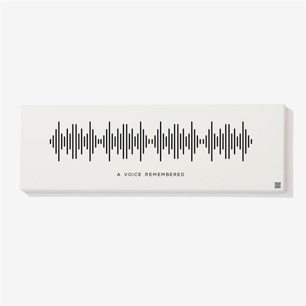 SOUNDWAVES Personalized Wedding Canvas Print - 55349