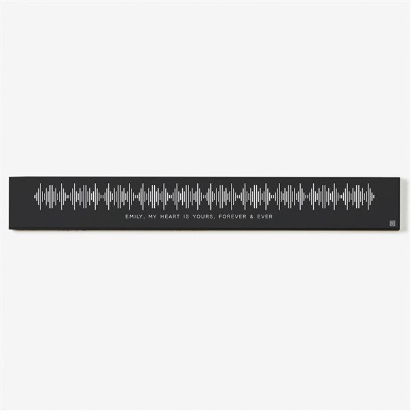 SOUNDWAVES Personalized Wooden Sign - 55351