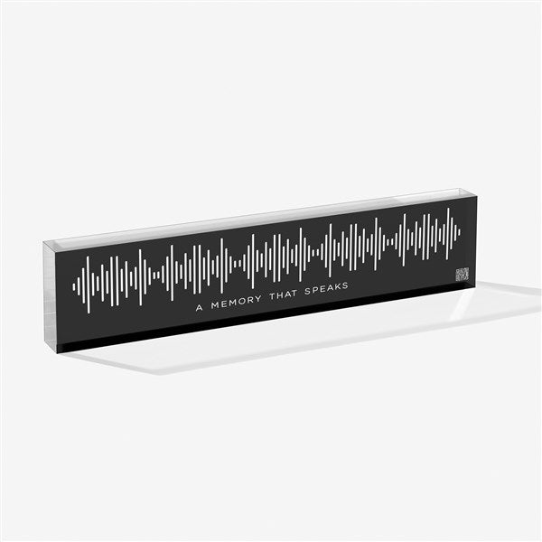 SOUNDWAVES Personalized Acrylic Name Plate - 55353