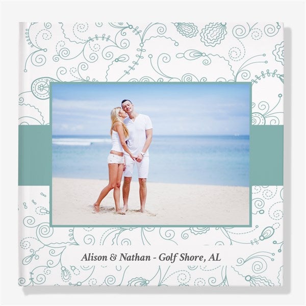 Turquoise Tides Personalized Photo Book - 55367D