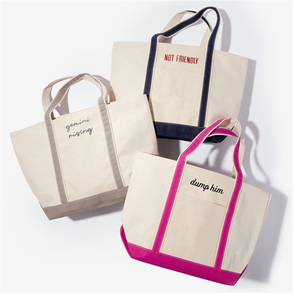 Tennessee Canvas Boat Tote