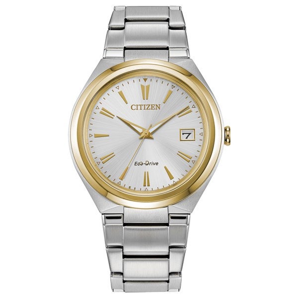 Personalized Logo Citizen Eco Drive 35mm Two-Tone Watch - 55505