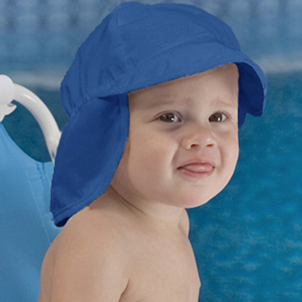 Personalized Blue Sun Hat for Baby Boys