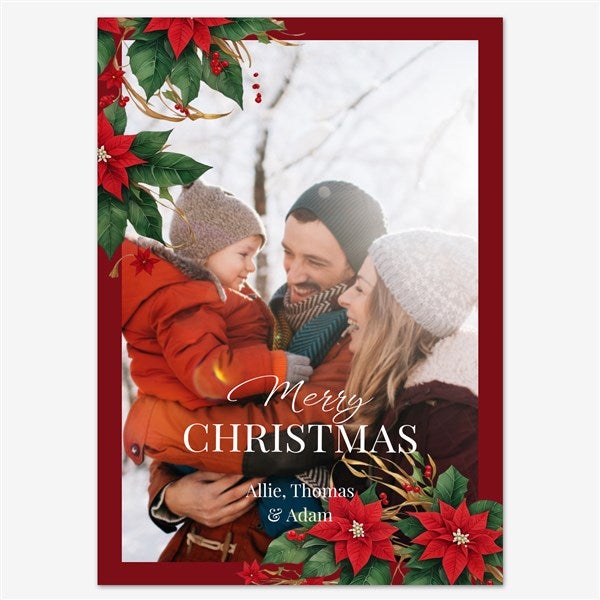 A Christmas Celebration Holiday Personalized Photo Card - 55548D