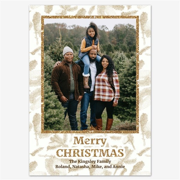 Merry Memories Holiday Personalized Photo Card - 55549D