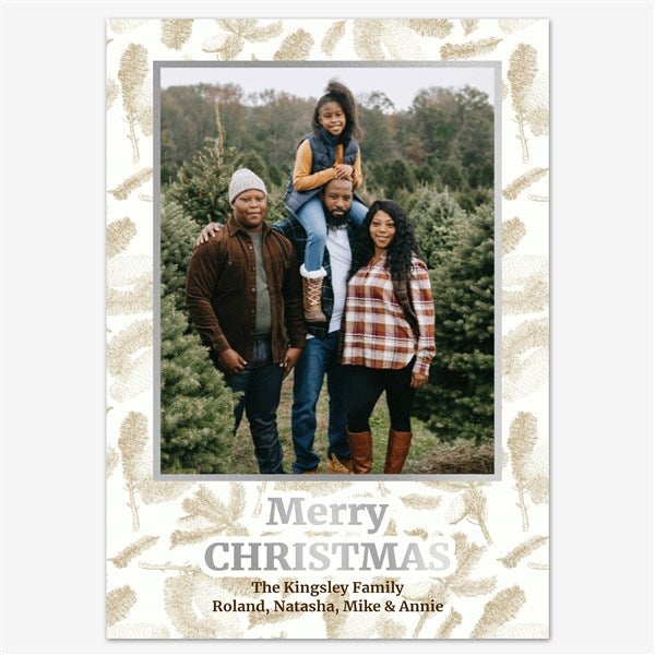 Merry Memories Holiday Personalized Photo Card - 55549D