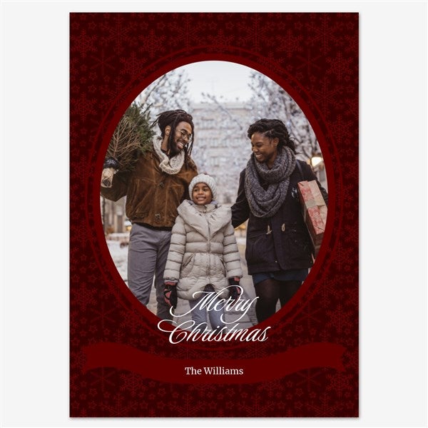 Holiday Portrait Holiday Personalized Photo Card - 55557D