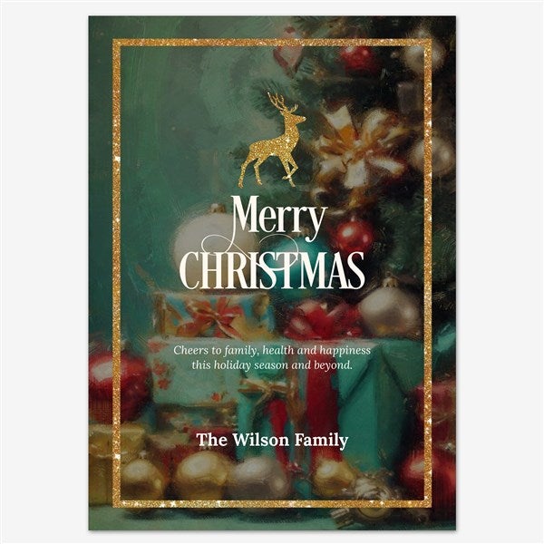 Christmas Moments Personalized Holiday Card - 55578D