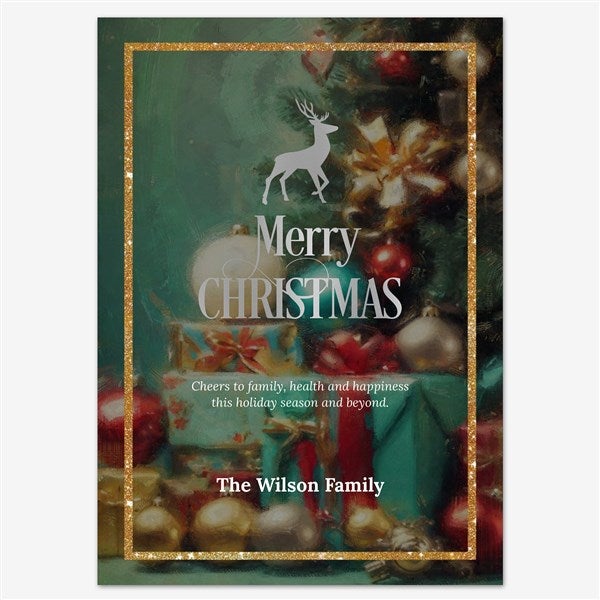 Christmas Moments Personalized Holiday Card - 55578D