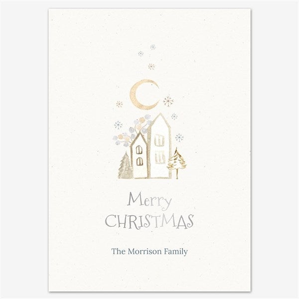 Happy Christmas Personalized Holiday Card - 55605D