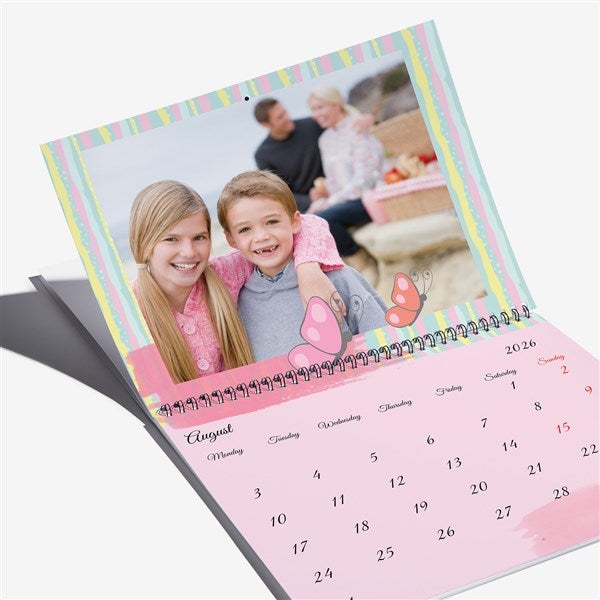 Watercolor Wonders Photo Personalized Wall Calendar - 55641D