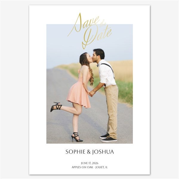Classic Connection Save the Date Personalized Card - 55659D