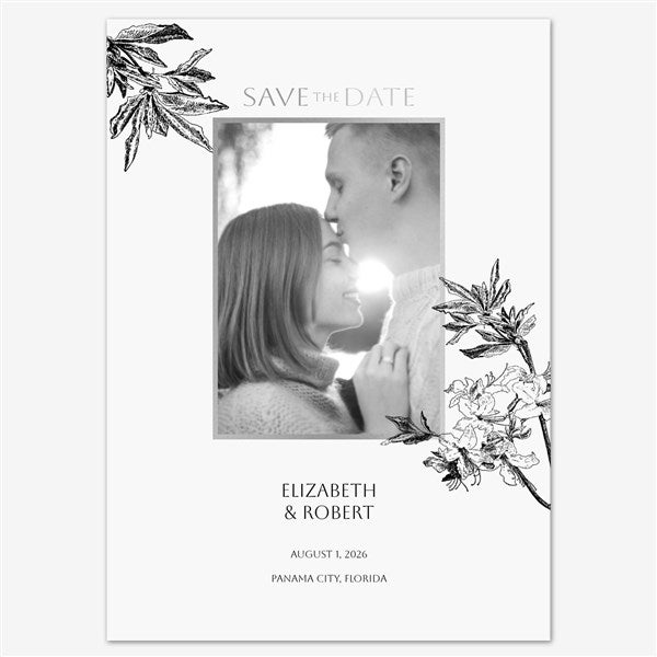 Simply Stated Save the Date Personalized Card - 55662D