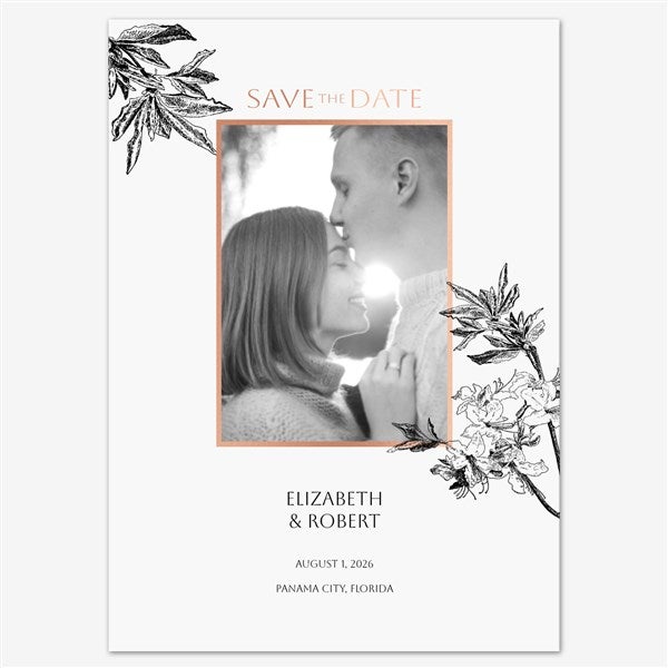 Simply Stated Save the Date Personalized Card - 55662D